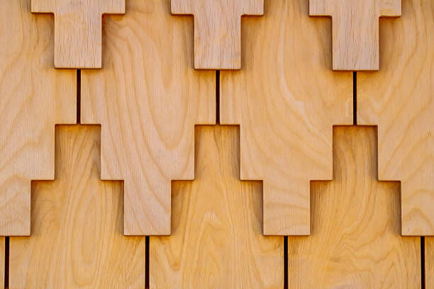 Various types of wood samples