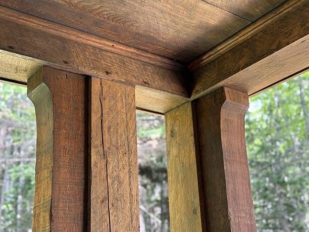 Handcrafted wooden table
