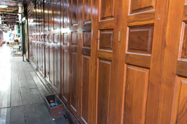 Image of bespoke built-in kitchen cabinetry.